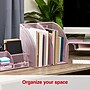 Staples Metal Mesh File Organizer, Dusty Pink, 2/Pack (ST63835)~#|#~BAA31B15-A267-4143-9EED06ADB7D948FF_sc7