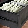 Sauder Tiffin Line File Cabinet, Letter/Legal Size, 30"H x 47"W x 20"D, Raven Oak (433268)~#|#~BAA648BC-E38A-4805-8FA16E3E7EB119BB_sc7
