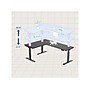 FlexiSpot E7 76"W Electric L-Shaped Adjustable Standing Desk, Black (E7LB557624BLK)~#|#~BAAFC96B-EE32-4F5F-AE8CBCD6B4A1F662_sc7