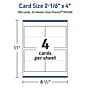 Avery Matte General Use Blank Cards, White, 100/Pack (95330)~#|#~BAB30710-49C2-4E28-AF73CC96137AAC53_sc7