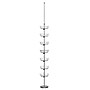 Household Essentials Floor‑to‑Ceiling Shoe Tree Organizer with Revolving 6‑Tier Carousels & Accessory Basket, Silver (HH2197-1)~#|#~BAB4C708-9649-4E33-B38DAFA40E263147_sc7