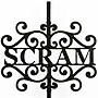 National Tree Company 16" Halloween “Scram" Wreath Hanger (CI58-22260)~#|#~BAB6D568-CBAA-467E-8F5B323F41DEE927_sc7