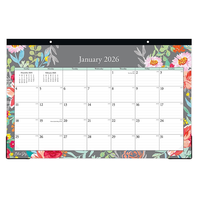 2026 Blue Sky Sophie 22" x 17" Monthly Desk Calendar (140089-26) image 1
