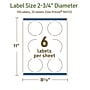 Avery Dissolvable Circle Multipurpose Labels, 2.75" Dia., Off-white, 150/Pack (94512)~#|#~BABAC7D9-0317-4ACF-894CDC708F372DA1_sc7