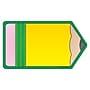 Creative Shapes Pencil Memo Pad, Multicolored, 6/Bundle (SE-83-6)~#|#~BABEEA18-6098-4C7A-AB12091472610804_sc7