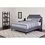 Flash Furniture Brighton Tufted Upholstered Platform Bed in Light Gray Fabric with Pocket Spring Mattress, Twin (SLBM9)~#|#~BAC049AA-92C1-49A8-B0C518F308170805_sc7