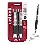 uniball 207 Retractable Gel Pens, Medium Point, 0.7mm, Black Ink, 4/Pack (33960)~#|#~BAC572F1-6F57-4143-8A12E0AA4DE48E38_sc7
