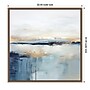Amanti Art Sculpted Shadows I by Irena Orlov Framed Canvas Wall Art Print, 22"W x 22"H (A42678929263)~#|#~BAC697C3-FEF5-4FBD-BF62A3D33FB42E5C_sc7