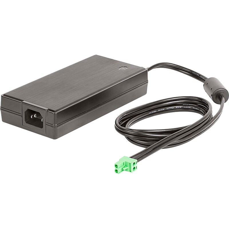 StarTech DC to Terminal Block Power Adapter, Female to Male, Black (160W-POWER-ADAPTER) image 1