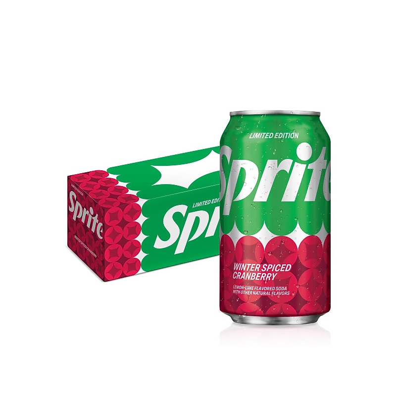 Sprite Winter Spiced Cranberry, 12 oz., 24 Cans/Pack (A-0005117) image 1