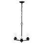 Lalia Home 3-Light 15" Classic Clear Glass and Metal Hanging LED Pendant Chandelier, Restoration Bronze (LHP-3012-RZ)~#|#~BAC8CF24-46EB-42A5-AEF40B01F08A6803_sc7