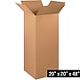 20" x 20" x 48" Shipping Boxes, 32 ECT, Brown, 10/Bundle (202048)~#|#~BAC9137E-9D19-484F-A0F81B0FE0346044_sc7