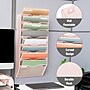 Mind Reader 8-Compartment Wall Mountable Metal File Organizer, Pink (MAG8C-PNK)~#|#~BAC91F66-34E5-4A21-96BC747C44D506C0_sc7