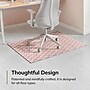 Anji Mountain Rug'd Carpet & Hard Floor Chair Mat, 36" x 48", Pink Tulip (AMB9048)~#|#~BACA7738-6773-475C-BF41AAB230F03679_sc7