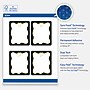 Avery Rectangle Laser/Inkjet Multipurpose Labels, 4" x 3-1/3", White, 40/Pack (19479370858)~#|#~BACDECBB-7A5D-417F-AFFE34C102A921A2_sc7