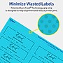 Avery Printable Rectangle Multipurpose Labels, 1-1/3" x 4", Bright Blue, 280/Pack (94206)~#|#~BAD2C102-1B5F-47DB-96E6BDC772096C65_sc7