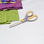 Westcott Titanium Bonded 8" Titanium Heavy Duty General Purpose Scissor, Pointed Tip, Gray/Yellow (13529)~#|#~BAD5A972-0C38-40A0-8A773E1983D217F4_sc7