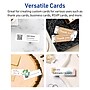 Avery Business Cards, 1" x 3", Matte White, 400/Pack (95284)~#|#~BADD9C94-3EA2-4E00-A7A58608AA6BBE09_sc7
