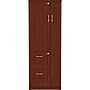 Lorell Essentials Series 65.6" Laminate Tall Storage Cabinet With 2 Drawers, Mahogany (LLR69897)~#|#~BAE002EE-2716-4857-BEAF9E4FDC5C3BDE_sc7