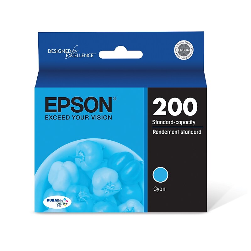 Epson T200 Cyan Standard Yield Ink Cartridge image 1
