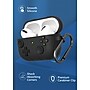 SaharaCase Inspire Series Silicone Case with Premium Clip for Airpods Pro 3, Shock Absorbing, Space Gray (HP00226)~#|#~BAE5E6D1-B084-4BF4-A13856AF1A302FBB_sc7