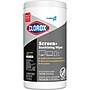 CloroxPro Clorox Screen+ Sanitizing Wipes, Bleach Free, Citrus Blend Scent, 75 Wipes/Container, 6/Carton (60724CT)~#|#~BAE8A8BA-00BE-4C54-8A967DC2A2330B13_sc7