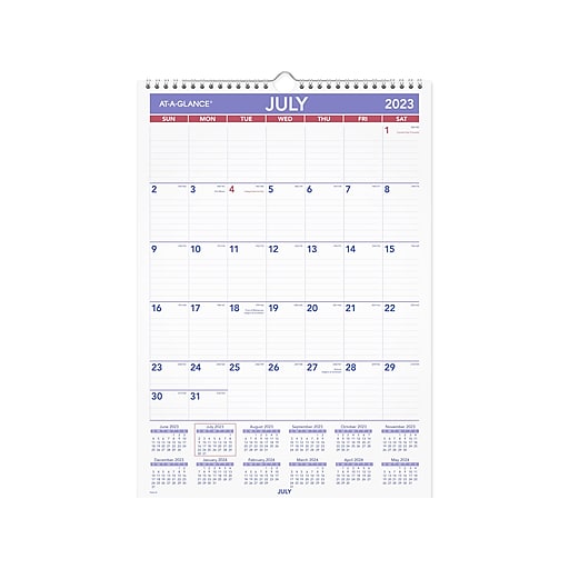 2023-2024-at-a-glance-12-x-17-13-academic-monthly-wall-calendar-white-purple-red-pma2-28-24