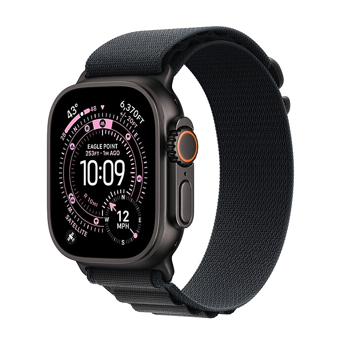スマホアクセサリー Apple Watch series3 Apple Watch Ultra 3 GPS + Cellular Smartwatch, 49mm, Black