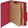 Staples 100% Recycled Heavy Duty Classification Folder, 2-Dividers, 2" Expansion, Letter Size, Bright Red, 10/Box (ST62559)~#|#~BAEE828C-F50E-4FC0-AA420E09B7D9DFC5_sc7