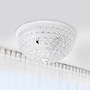 Lalia Home Crystal Glam 2 Light Ceiling LED Flush Mount, White (LHM-2000-WH)~#|#~BAEEC2EA-33BA-4316-82F1B510E52173C1_sc7