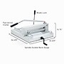 Triumph 4305 16 7/8" Guillotine Paper Cutter, White (CU0450)~#|#~BAEFC272-2987-4EA1-9BF63947604182BD_sc7