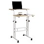 Mind Reader 20"W Manual Adjustable Standing Desk, White (SDROLLXL-WHT)~#|#~BAEFF372-C4EC-41B5-BDD95F1D562F60D5_sc7