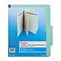 Staples® 60% Recycled Pressboard Classification Folder, 1-Divider, 2" Expansion, Letter Size, Green, 5/Pack (535690/TR535690)~#|#~BAF08C44-31D9-48EF-9D27F4687F35E6DA_sc7