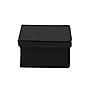 Household Essentials Medium Stackable Folding Fabric Storage Bin, 6" x 10"x 11", 11.42 Qt., Black, 2/Pack (7611-1)~#|#~BAF334CA-5042-4882-8447C6884DC6F573_sc7