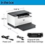 HP LaserJet M209d Black & White Print Only Laser Printer, Best for Home Office, USB Cable Included (8J9L0F#BGJ)~#|#~BAF67CAC-B815-4C63-BF9A6B6DA824D489_sc7