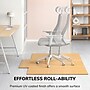 Anji Mountain Deluxe Bamboo Carpet & Hard Floor Chair Mat with Lip, 55" x 57", Natural (AMB24024W)~#|#~BB079B28-D7A3-4370-A25E3B761C78770A_sc7