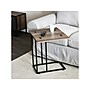 Household Essentials Jamestown 18.9"W x 18.9"D Laminate Side Table, Ashwood/Black (8190-1)~#|#~BB07E3C2-E5D3-47B9-A2C10239ADD1F187_sc7