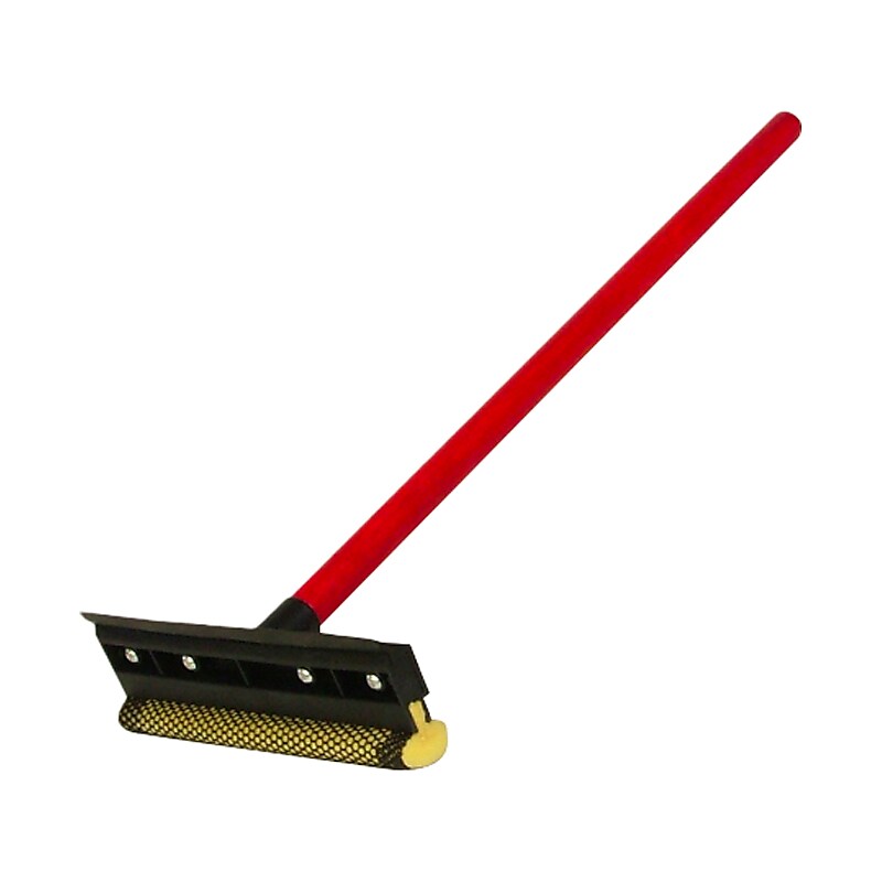 O'Dell 8" Window Auto Squeegee, Red/Black, Dozen (SQW-8RM-12) image 1