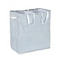 Household Essentials Collapsible 2-Section Hamper, Cotton, Blue/White (HE1161)~#|#~BB0ACB43-6301-43A0-B847B6C98D3F7A99_sc7