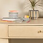 Storied Home Round Decorative Cement Storage with Lids (A75500081)~#|#~BB141917-B8FF-42B4-9580EEE8B2E12E5B_sc7