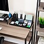 Mind Reader 11 Compartment Metal Coffee Cup and Condiment Organizer, Black (COMORGMESH-BLK)~#|#~BB194AE3-3C35-4D90-B5BF0022CC706E4F_sc7