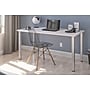 Bestar Universel 60"W Table Desk With Square Metal Legs, White (65865-17)~#|#~BB1B3FE8-251E-4042-A9CF53DBF8E77086_sc7