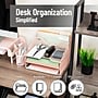Mind Reader 5-Compartment Metal Desk Organizer, Pink (MESHBOX5-PNK)~#|#~BB1D7429-3A6B-42C2-A6D6988B4302918E_sc7