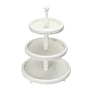 Storied Home Round 3-Tier Decorative Wood Tray, White (EC0386)~#|#~BB202DC1-7962-4204-B37B01BA28CFDEC9_sc7