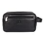 Karla Hanson Roger 9.4" Leather Toiletry Bag, Water Resistant, Black (28054BLACK)~#|#~BB23A3E6-A6FF-43B2-911C61D8747294AA_sc7