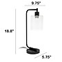 Lalia Home Studio Loft Modern Iron Desk Lamp, 18.8", with USB Port, Matte Black (LHD-2002-BK)~#|#~BB2441C1-8F67-4D31-9E5A61C7117CC3D6_sc7