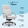 La-Z-Boy Opus Ergonomic Bonded Leather Swivel Executive Chair, Gray and Graphite (CCHR10015B)~#|#~BB28E805-657A-4C46-9E2D20E3D898AC61_sc7
