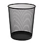 Mind Reader Metal Mesh Trash Can Without Lid, 4.4 Gallon, Black (1CIRGA-BLK)~#|#~BB2919EC-10A9-41BD-91C0800B680747CA_sc7