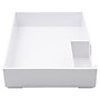 JAM Paper Half Desk Stackable Front Loading Letter Tray, White Plastic, (344TWH)~#|#~BB2A2E24-3D28-47C2-BF7A156AC419E04F_sc7