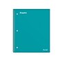 Staples Accel 1-Subject Notebook, 8.5" x 11", College Ruled, 100 Sheets, Teal (ST20955D)~#|#~BB2C4EA5-F457-400E-8DB07DD2BDCB4F86_sc7